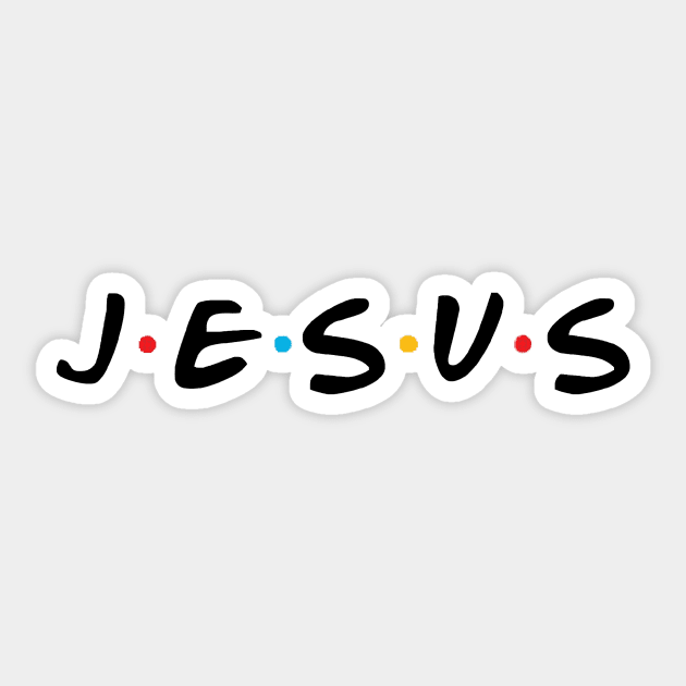 Jesus is Your Friend <3 Sticker by mansinone3